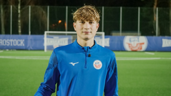 Robin spielt für den F.C. Hansa Rostock